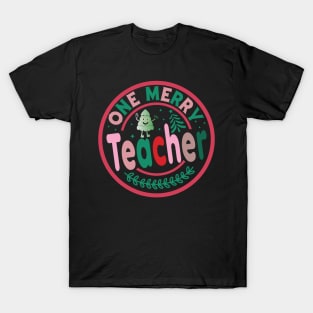 One Merry Teacher T-Shirt